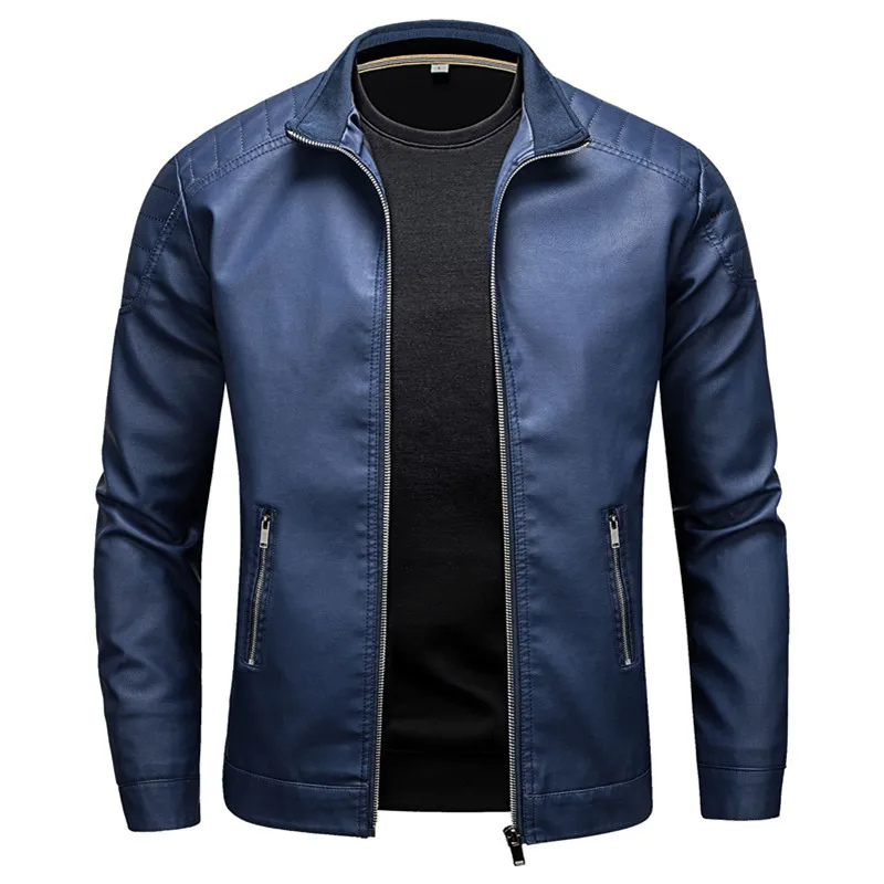 Herren Schlanke Passform Jacke mit Reißverschluss | Lange Ärmel