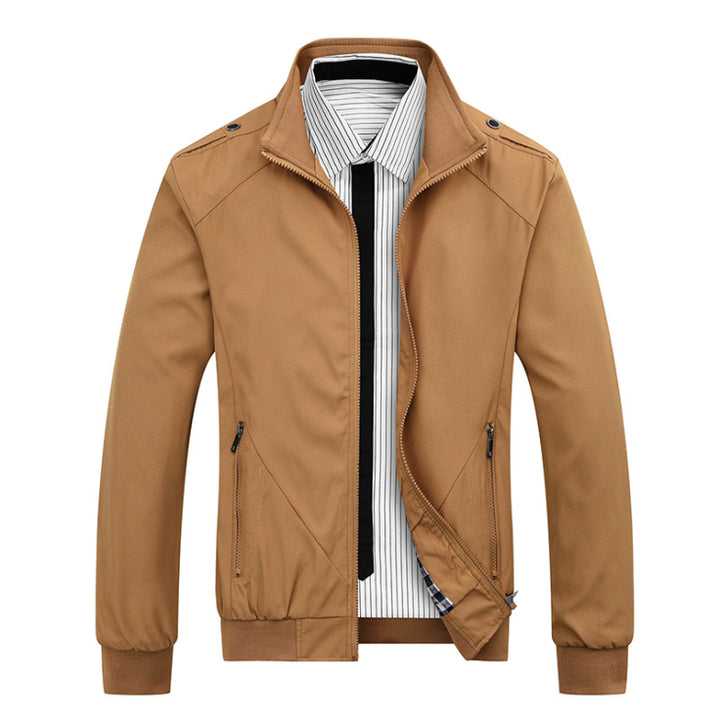 Herren Stylische jacke mit Reißverschluss | Lange Ärmel