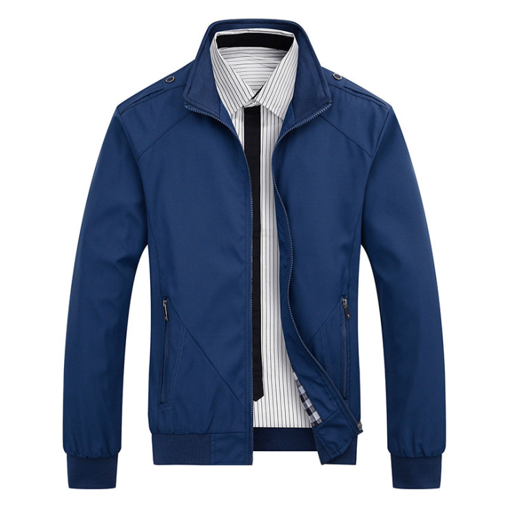 Herren Stylische jacke mit Reißverschluss | Lange Ärmel
