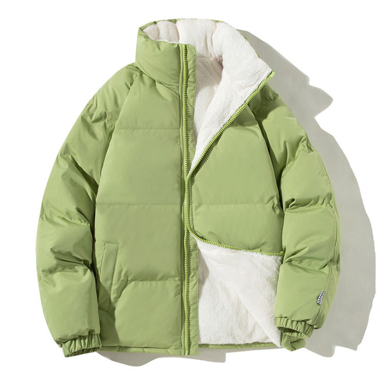 Herren Puffer Langarm Jacke | Reißverschluss