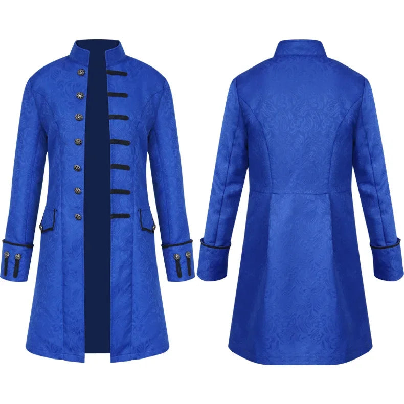 Herren Lange Gothic Jacke | Langarm