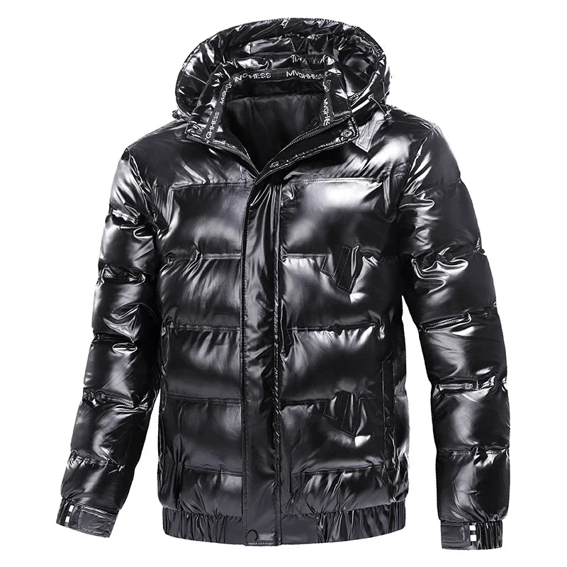 Herren Daunen Jacke mit Kapuze | Winter