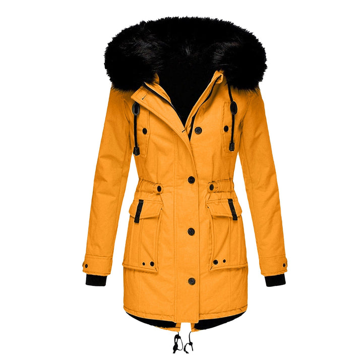 Damen Stylische Winter Parka Mantel | Kapuze