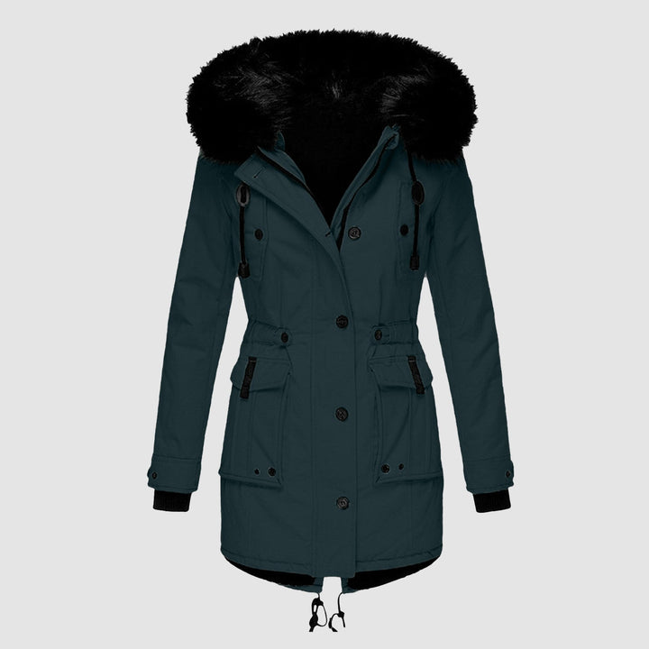 Damen Stylische Winter Parka Mantel | Kapuze