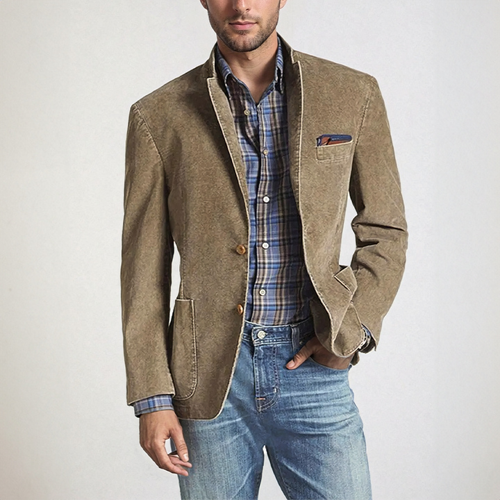 Herren Stilvoller Lässiger Blazer | Lange Ärmel