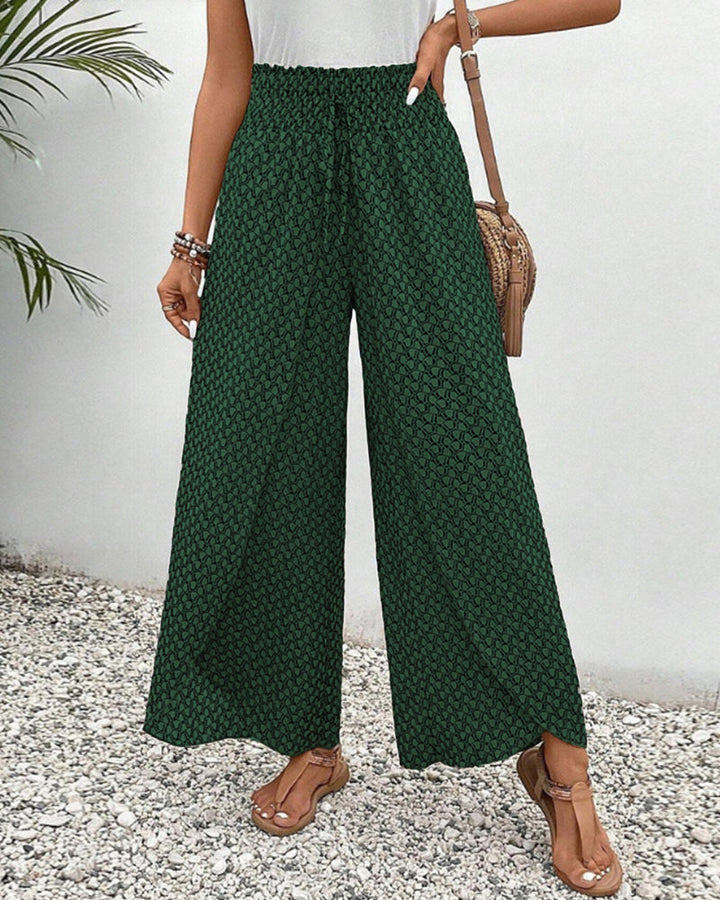 Bequeme hose mit weitem bein für Damen