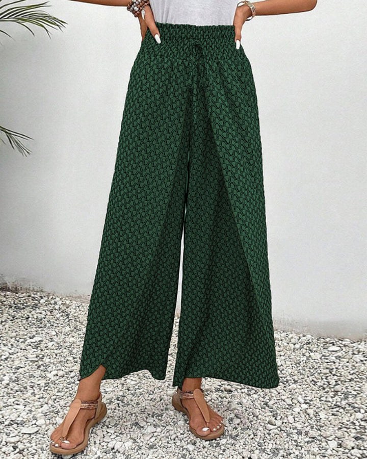 Bequeme hose mit weitem bein für Damen