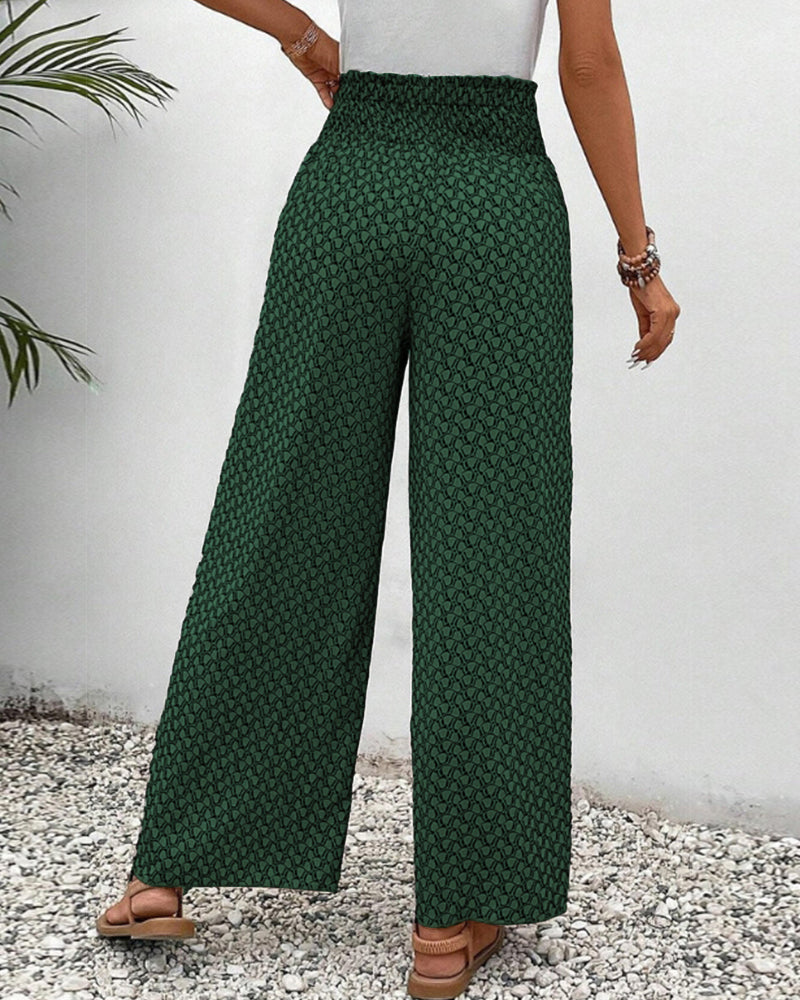Bequeme hose mit weitem bein für Damen