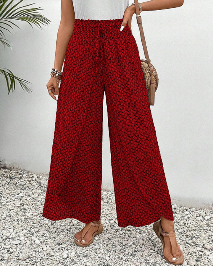 Bequeme hose mit weitem bein für Damen