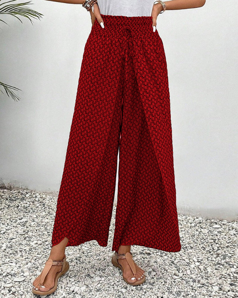 Bequeme hose mit weitem bein für Damen