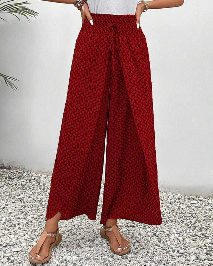 Bequeme hose mit weitem bein für Damen