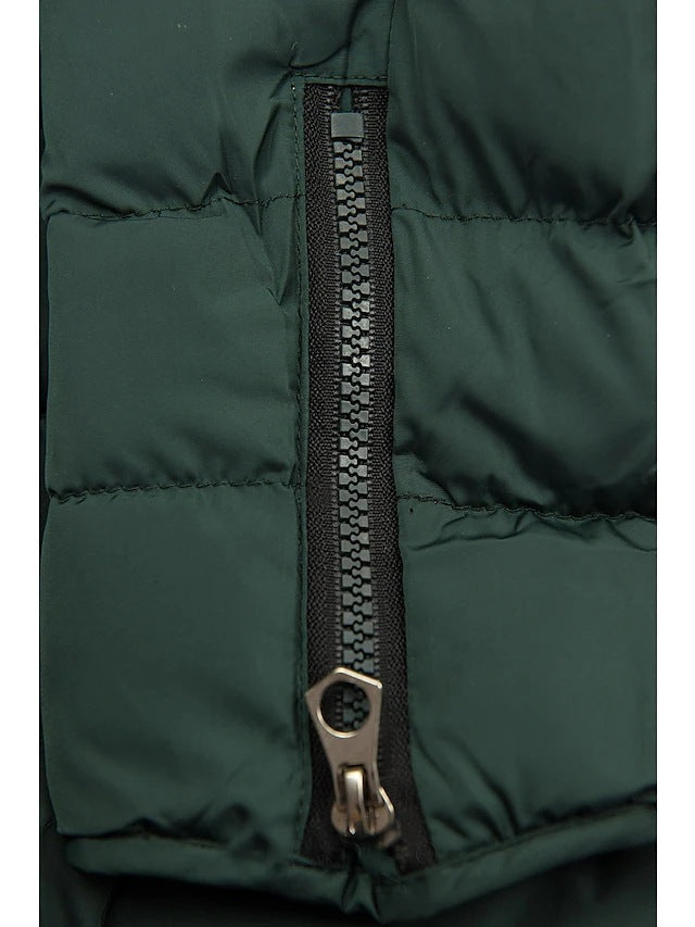 Damen Übergroße Lange Puffer Jacke | Kapuze
