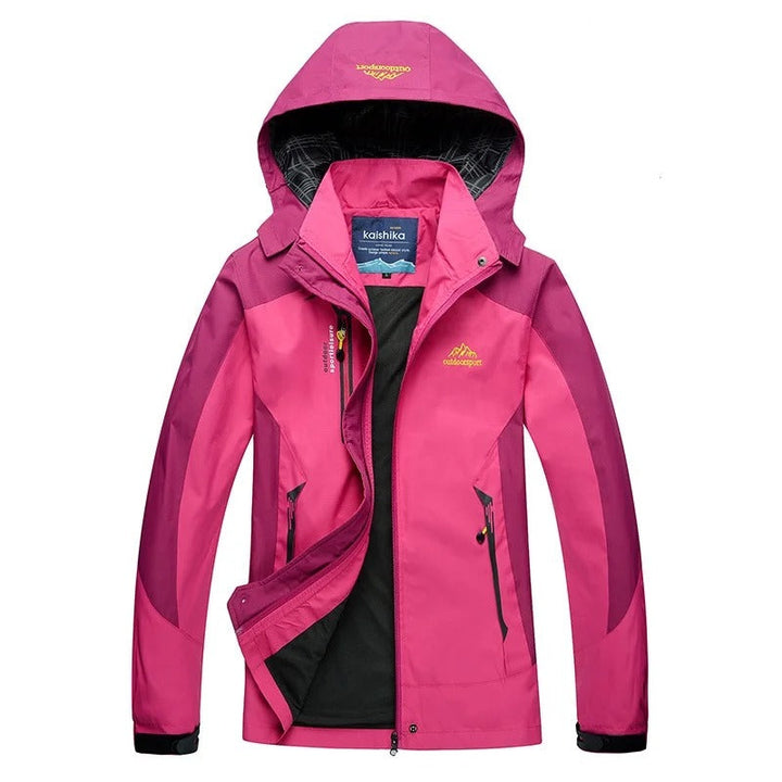 Funktionale Skijacke mit Kapuze für Damen | Winddicht