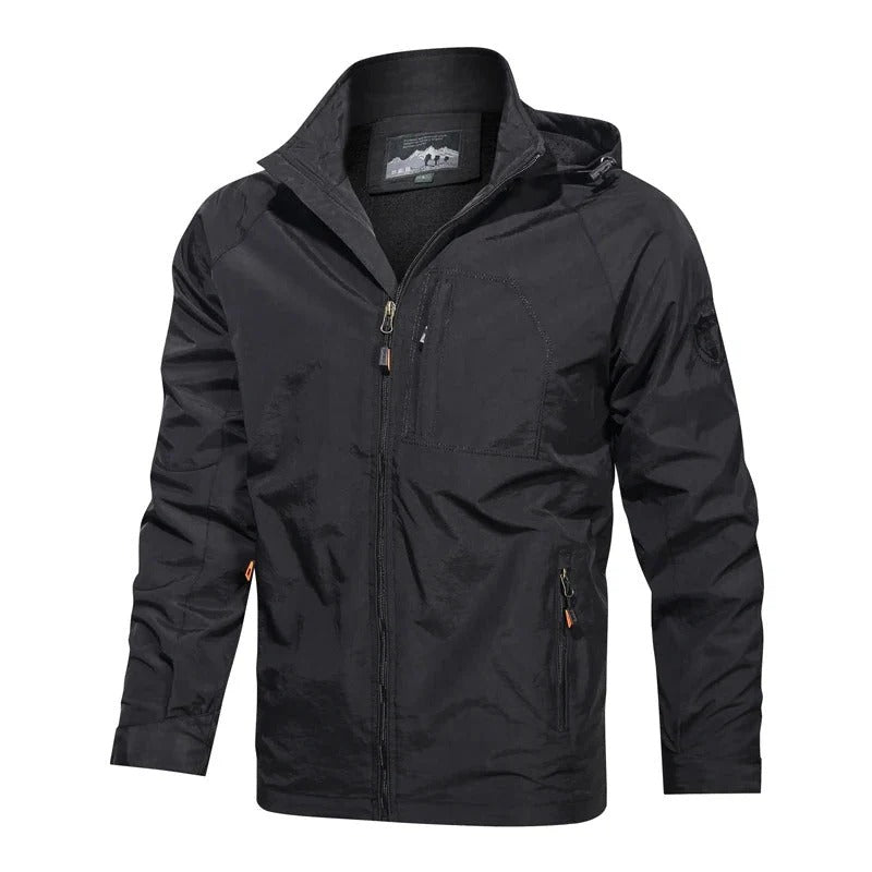 Herren Reißverschluss Draußen Jacke | Lange Ärmel