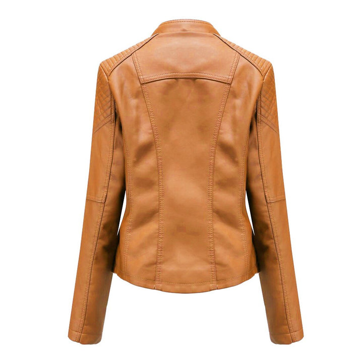 Damen stilvoll Premium Bikerjacke | Bequem