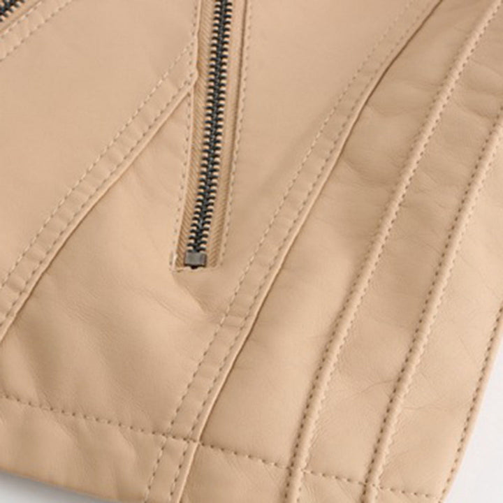 Damen stilvoll Premium Bikerjacke | Bequem