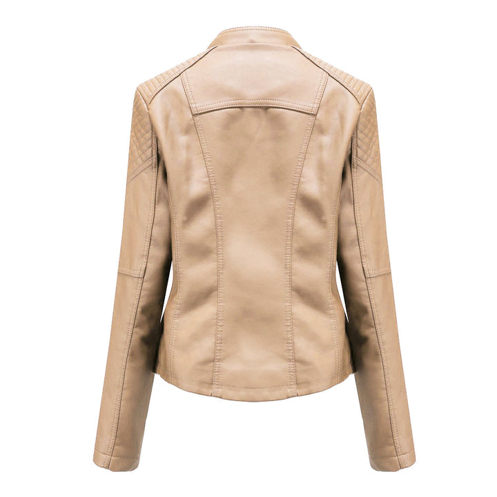 Damen stilvoll Premium Bikerjacke | Bequem