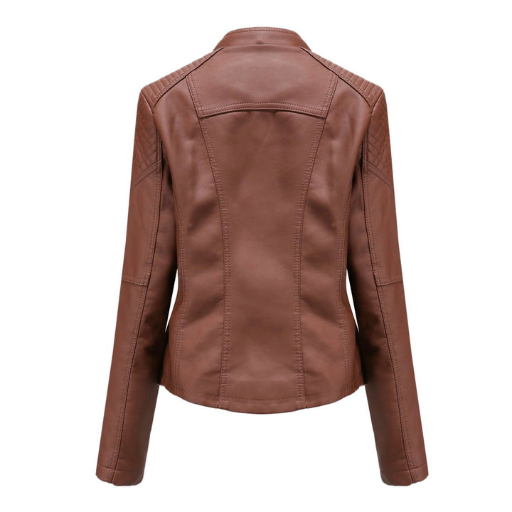 Damen stilvoll Premium Bikerjacke | Bequem