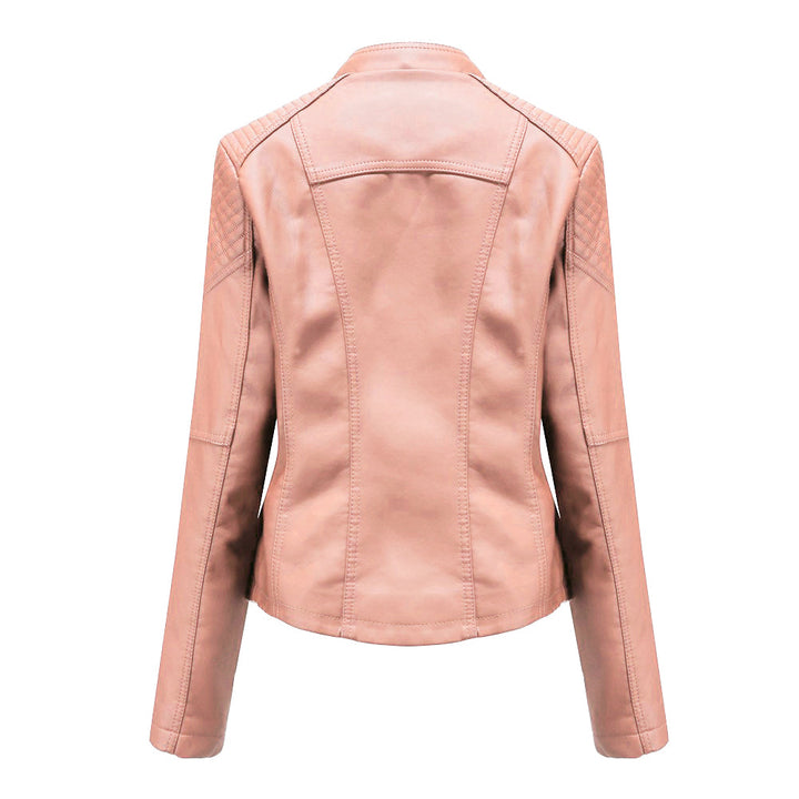 Damen stilvoll Premium Bikerjacke | Bequem