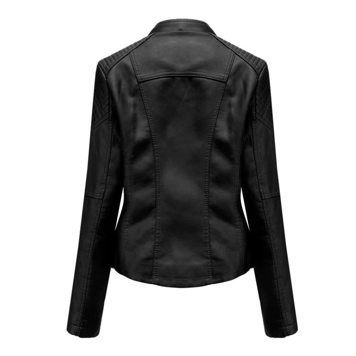 Damen stilvoll Premium Bikerjacke | Bequem