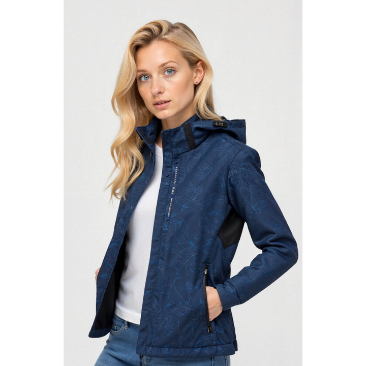 Kapuzen Wasserdichte Regenjacke für Damen | Sportlich