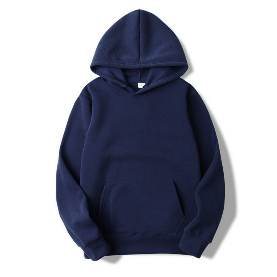 Lässige herren-hoodie mit kängurutasche