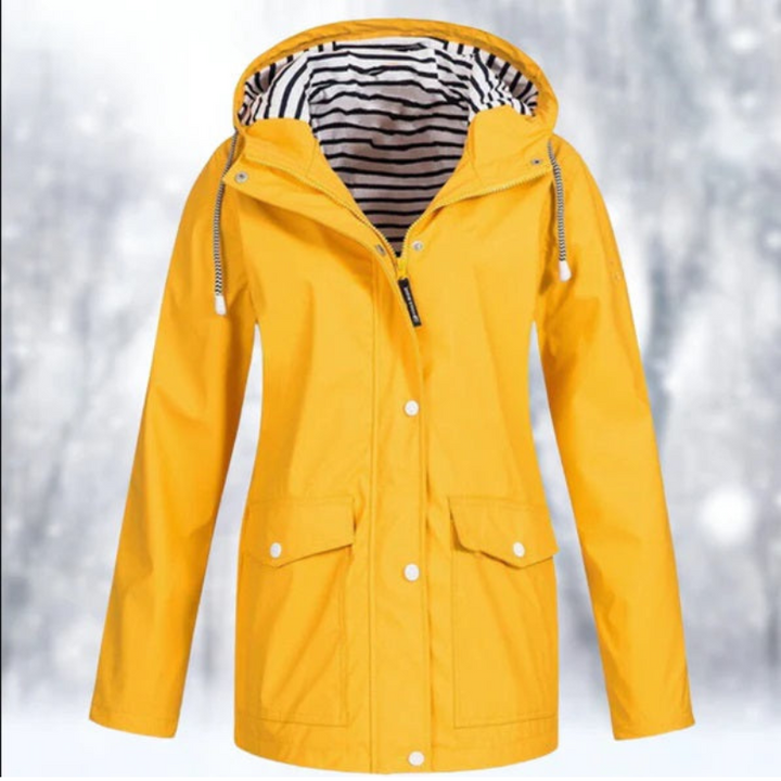 Wasserdichte Kapuzenjacke Für Damen | Winter