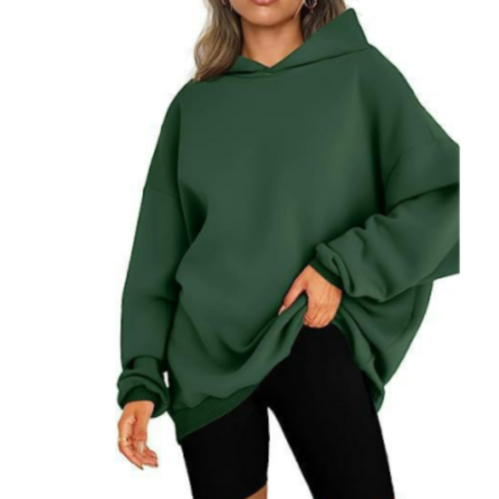 Gemütlicher lässiger oversized hoodie für damen