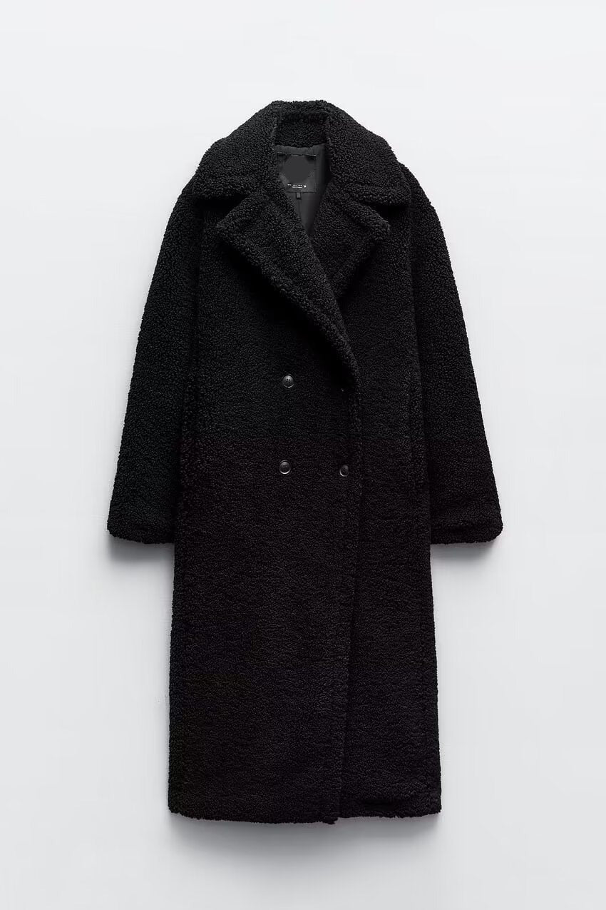 Langer Teddy Jacke für Damen | Stilvoll