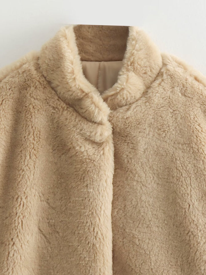 Damen Winter Knopf Daunen Jacke | Warme