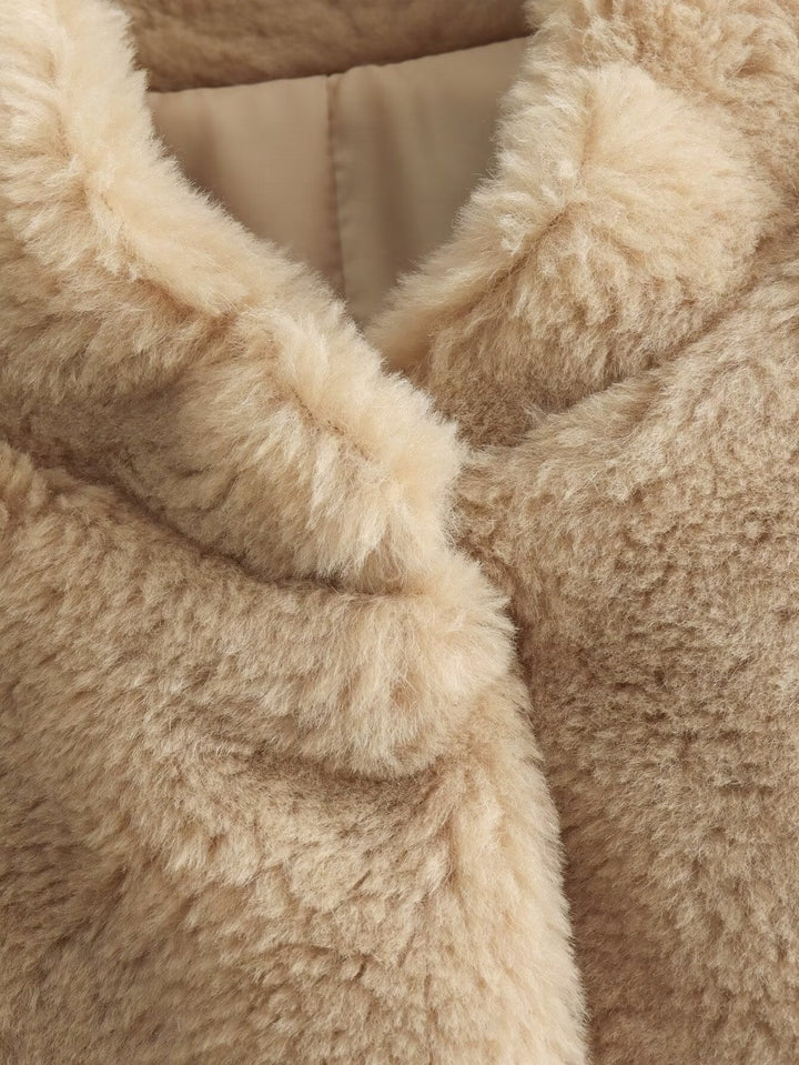 Damen Winter Knopf Daunen Jacke | Warme