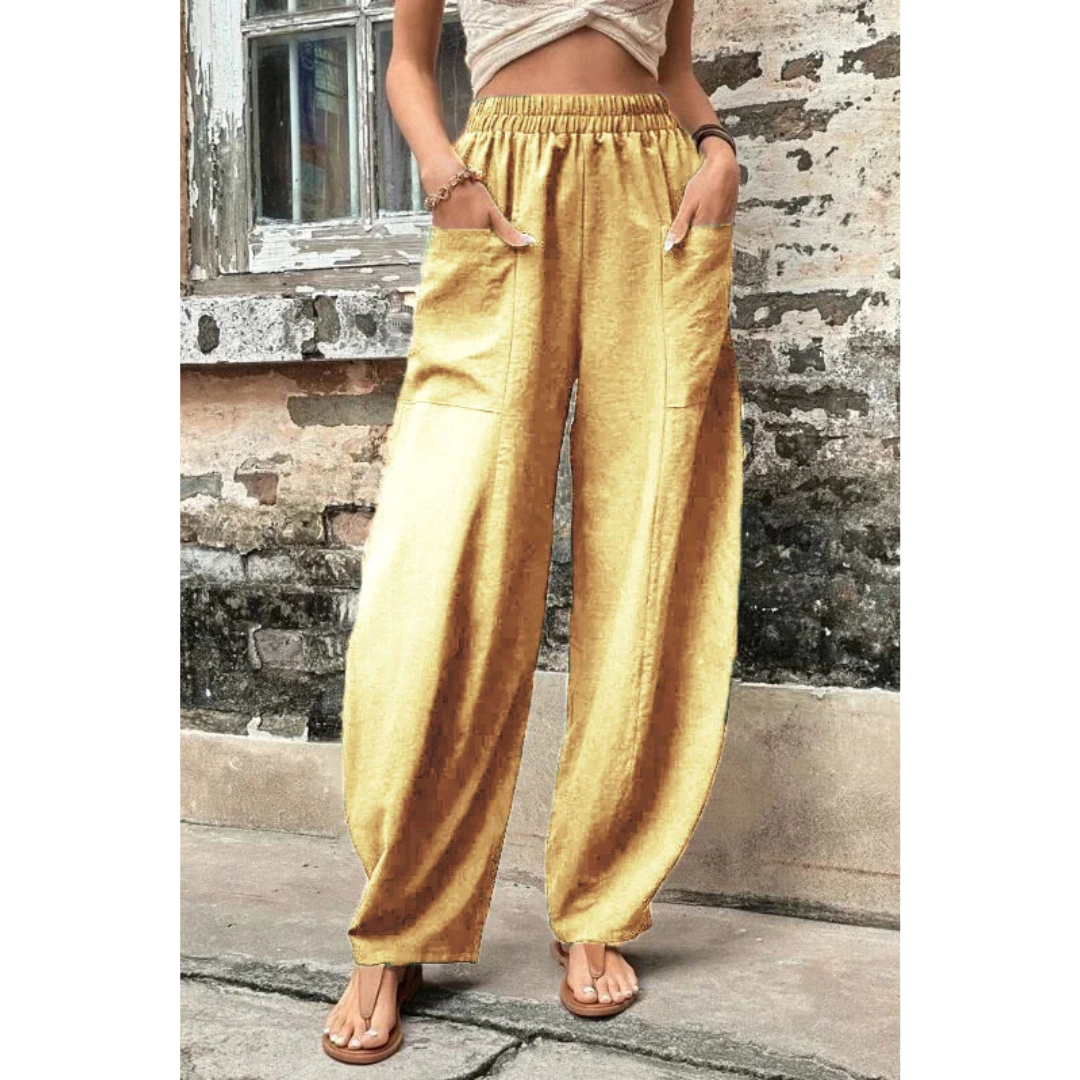 Damen Weite Hosen mit Weitem Bein | Lässig