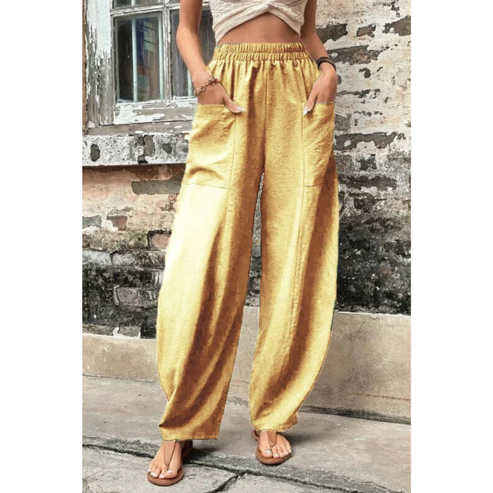 Damen Weite Hosen mit Weitem Bein | Lässig