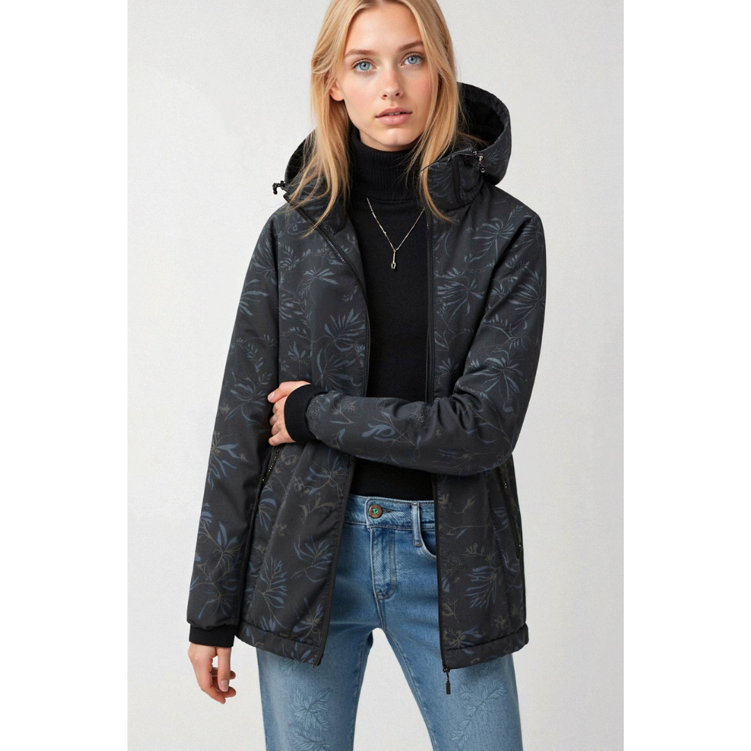 Kapuzen Wasserdichte Regenjacke für Damen | Sportlich