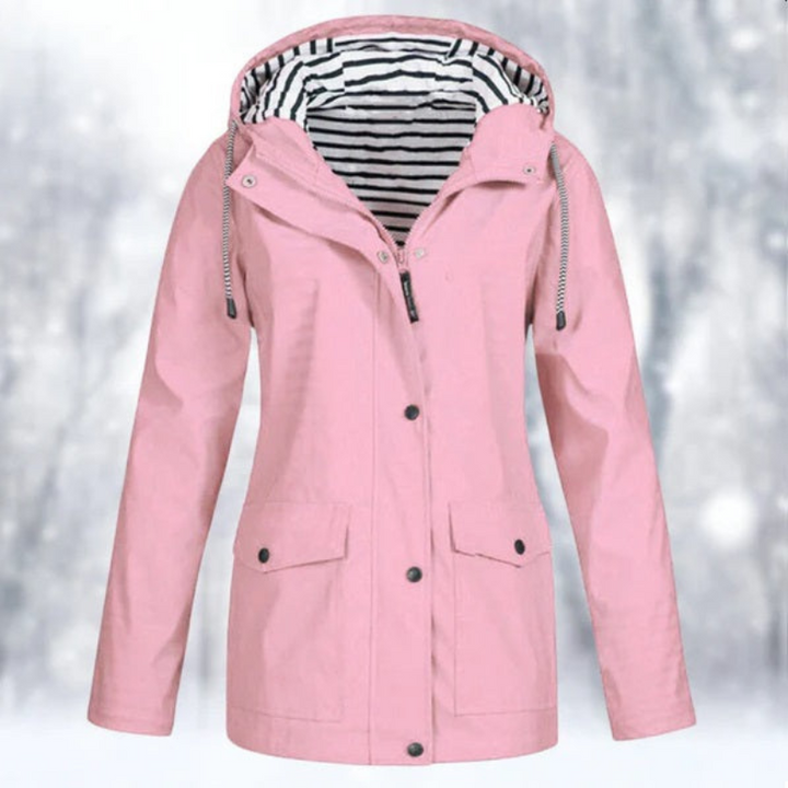 Wasserdichte Kapuzenjacke Für Damen | Winter