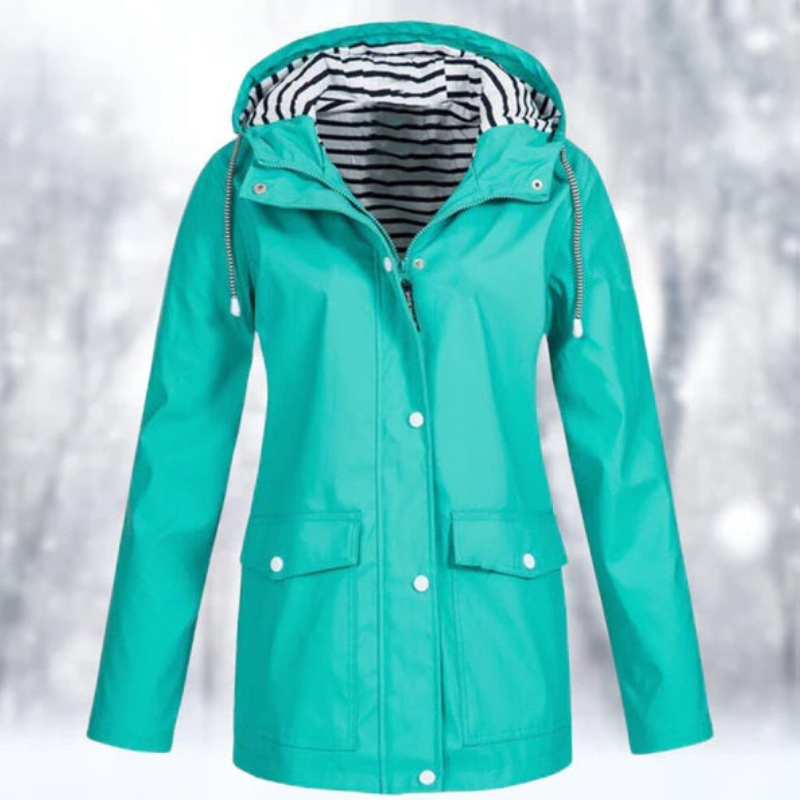Wasserdichte Kapuzenjacke Für Damen | Winter