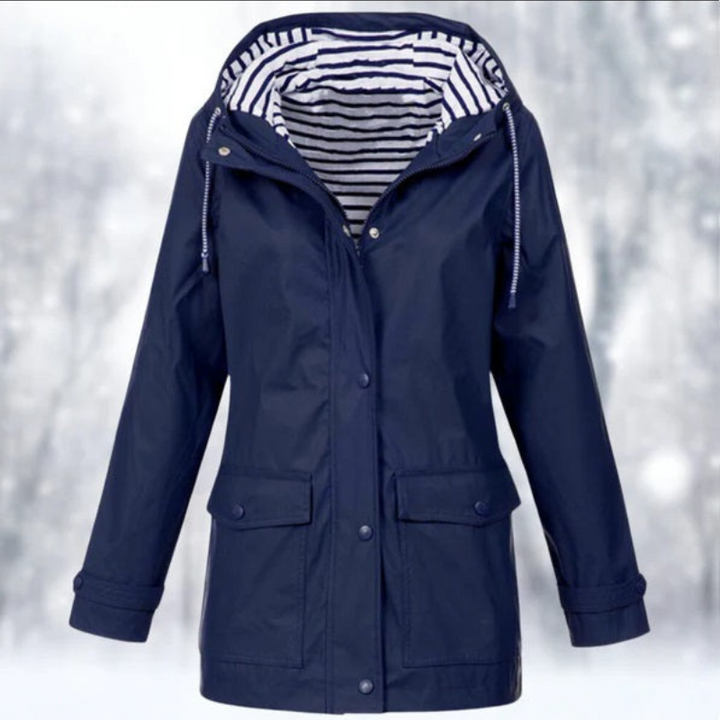 Wasserdichte Kapuzenjacke Für Damen | Winter