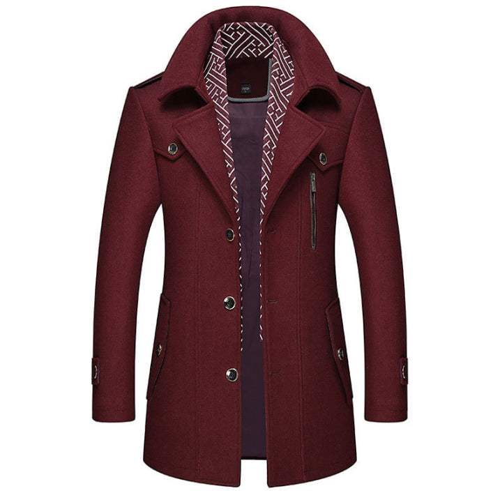 Herren Eleganter Winter Mantel | Lange