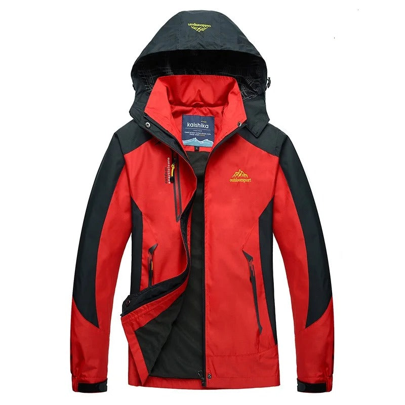 Funktionale Skijacke mit Kapuze für Damen | Winddicht