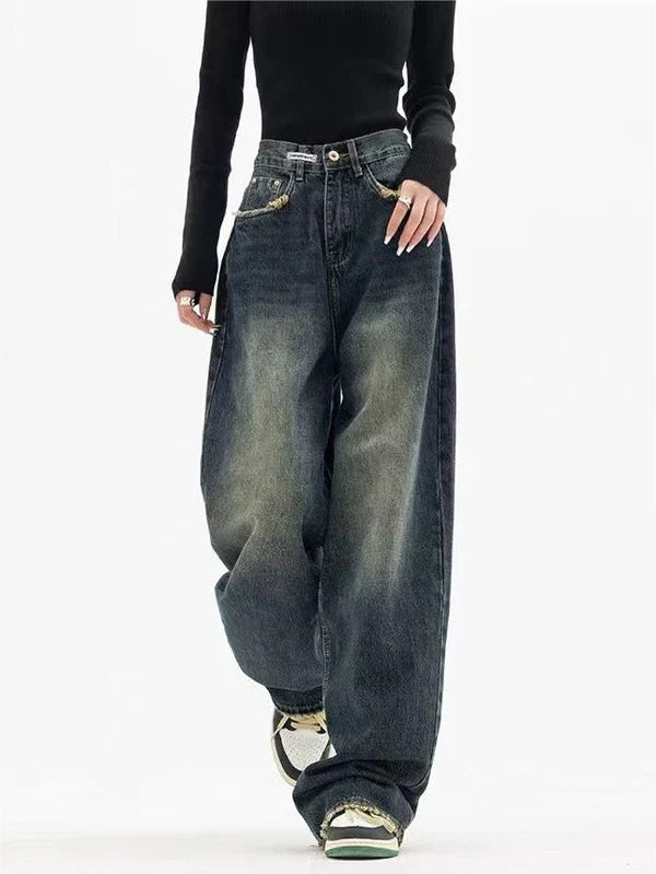 Retro-stil baggy jeans