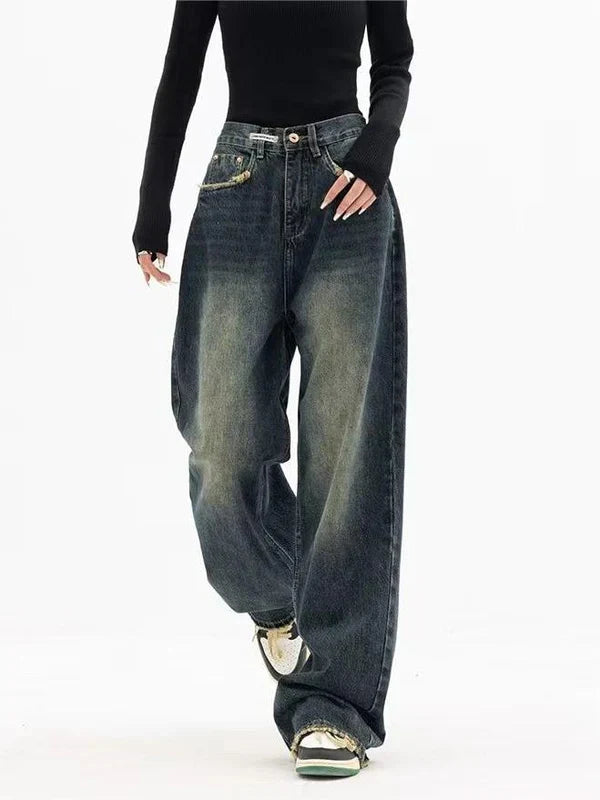 Retro-stil baggy jeans