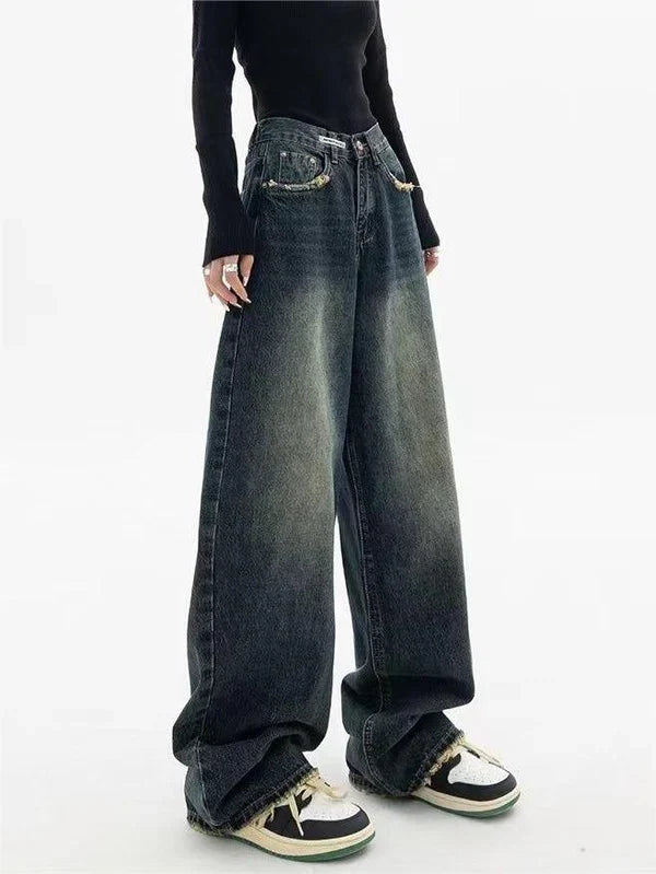 Retro-stil baggy jeans