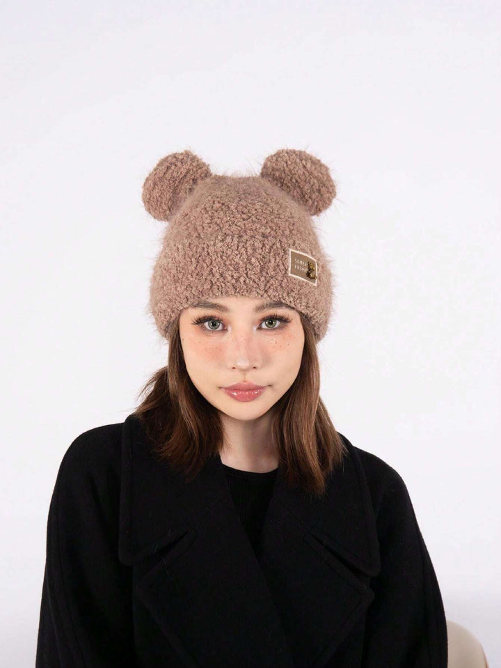 Bezaubernde teddy-ohr wintermütze