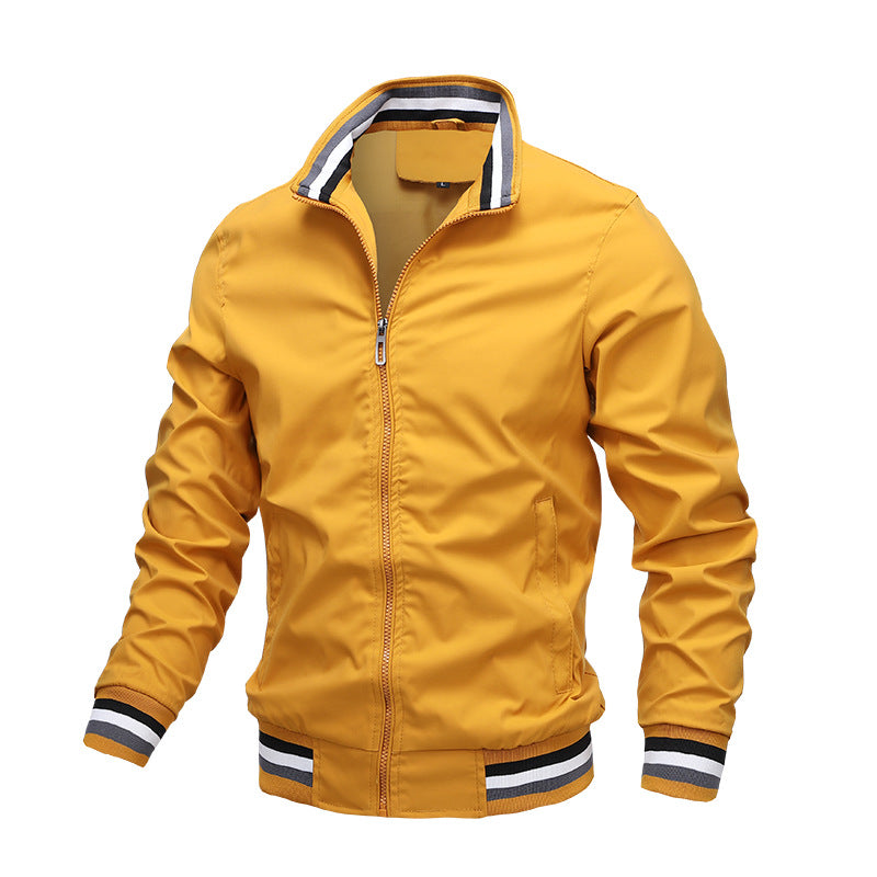 Herren Lässige Reißverschluss Bomber Jacke | Winter