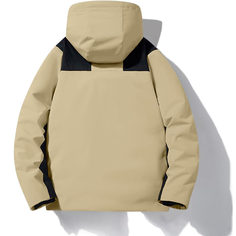 Unisex-Skijacke mit Kapuze und Taschen | Winter