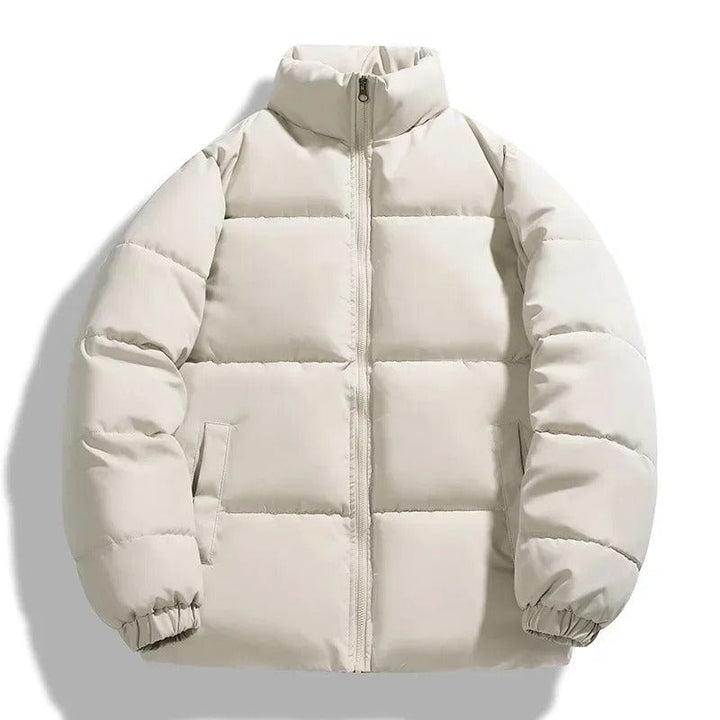 Herren Stehkragen-Reißverschlussjacke | Puffer