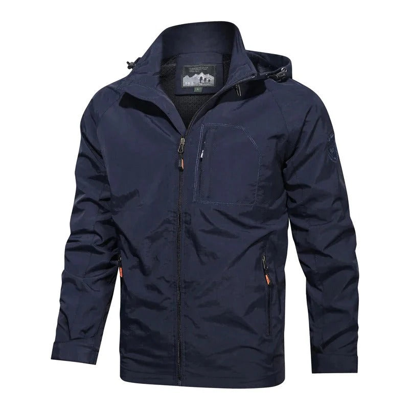 Herren Reißverschluss Draußen Jacke | Lange Ärmel