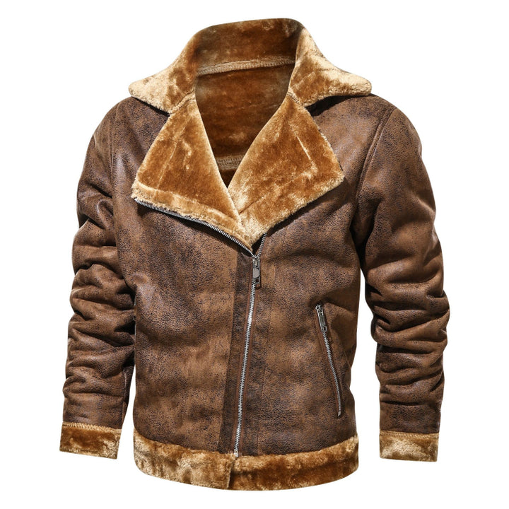 Herren Warme Winterjacke | Reißverschlusstaschen