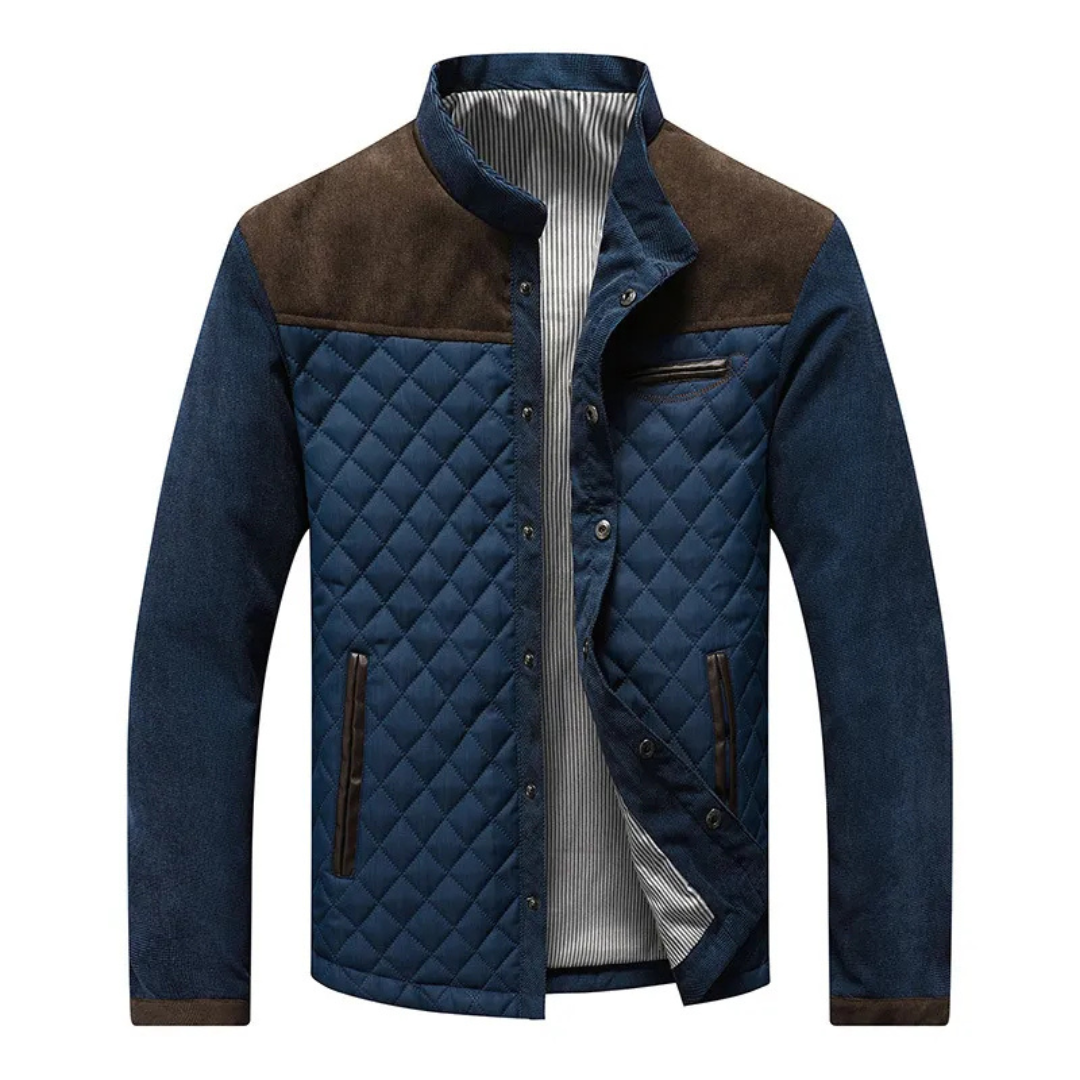 Herren Lässige Bomber Jacke | Knopf Daunen