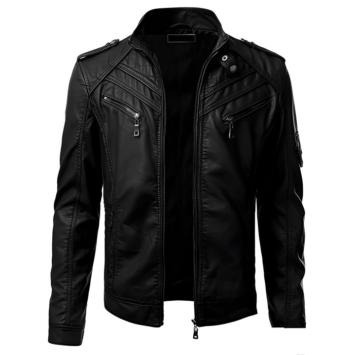 Herren Schlanke Passform Jacke mit Langen Ärmeln | Reissverschluss